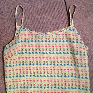 Vintage 90s style floral light dress